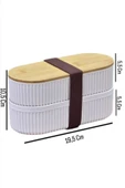 Bambu 2'Li Bölmeli Saklama Kutusu 3504 thumbnail 6