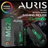 Auris MG20 RGB Optik Gaming Kablolu Mouse thumbnail 4
