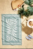Özdilek Boho Leaf Plaj Havlusu (90x150)-Yeşil thumbnail 1