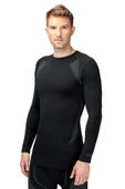 Thermoform Seamless Termal Sweatshirt Siyah thumbnail 2