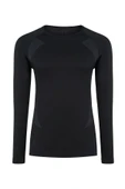 Thermoform Seamless Termal Sweatshirt Siyah thumbnail 4