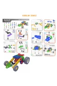 Build Technic Set, 63 Parça Tak-sök Ralli Arabası Block Yapı Seti thumbnail 4
