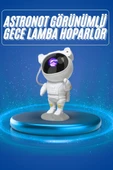Projeksiyon Astronot Lamba Speaker Sevimli Astronot Bluetooth Hoparlör thumbnail 1