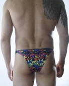 Erkek Renkli Desenli Brazillian Slip thumbnail 2