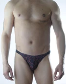 Erkek Daire Desenli Brazillian Slip thumbnail 2