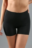 New Bra 9205 Bayan Lazer Kesim Şort Siyah thumbnail 4
