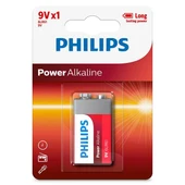 Philips 6LR61-P1B 9 Volt Power Alkalin Pil (Tekli) thumbnail 3