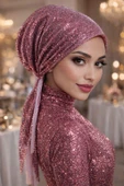 Pudra Payet Eşarp Bone thumbnail 1
