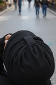Siyah Dolgulu Şapka Bone thumbnail 3