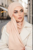 Somon Nude Serisi Kelebek Bone Şal thumbnail 2