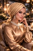 Dore Abiye Tokalı Bone thumbnail 1