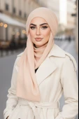Somon Nude Serisi Kelebek Bone Şal thumbnail 1