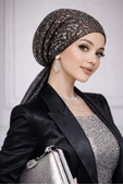 Antrasit Payet Eşarp Bone1 thumbnail 2