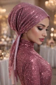 Pudra Payet Eşarp Bone thumbnail 2