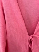 Pembe Önü Bağlamalı Kimono Tunik thumbnail 2