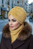 Camel Büzgülü Bone Ve Etol Takım thumbnail 1