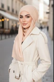 Somon Nude Serisi Kelebek Bone Şal thumbnail 3