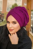 Vişne Hazır Büzgülü Bone thumbnail 2