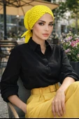 Sarı Puantiyeli Hazır Çapraz Bone thumbnail 1