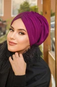 Vişne Hazır Büzgülü Bone thumbnail 1