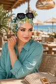 Kuşkonmaz Desenli Çapraz Bone thumbnail 2