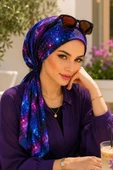 Gezegen Desen Eşarp Bone thumbnail 1