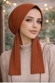 Taba Çizgili Eşarp Bone thumbnail 2