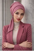 Gülkurusu Çizgili Atkılı Bone thumbnail 3