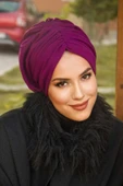 Vişne Hazır Büzgülü Bone thumbnail 4