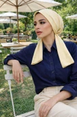 Krem Eşarp Bone thumbnail 2