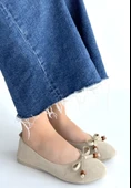 Bej Süet Kadın Babet thumbnail 1