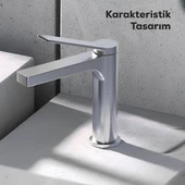 Creavit Ritmo Krom Lavabo Bataryası RT1500 thumbnail 1