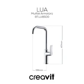 Creavit Lua Krom Şelale Eviye Bataryası LU8500 thumbnail 3