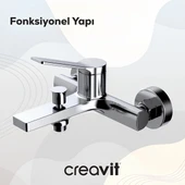 Creavit Ritmo Krom Banyo Bataryası RT2500 thumbnail 1