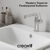 Creavit Flow Krom Lavabo Bataryası FL1500 thumbnail 1