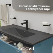 Creavit Sharp Mat Siyah Lavabo Bataryası SR1500S thumbnail 3