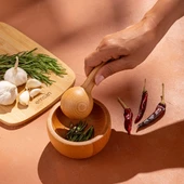 Emsan Rustik Bambu Havan Yuvarlak thumbnail 3