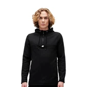 Bad Bear Defence Half-Zip Hoodie Siyah thumbnail 2