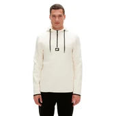 Bad Bear Defence Half-Zip Hoodie Beyaz thumbnail 1