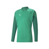 Puma 657982 Teamcup Traınıng 1/4 Zıp Top Yeşil thumbnail 1