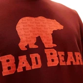 Bad Bear Logo Crewneck Sweatshirt Kahve thumbnail 4