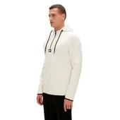Bad Bear Defence Half-Zip Hoodie Beyaz thumbnail 2
