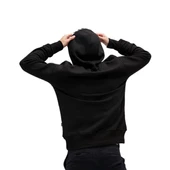Bad Bear Simple Hoodie Sweatshirt Siyah thumbnail 3