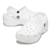 Crocs 206750 Classic Platform Beyaz Clog W thumbnail 3