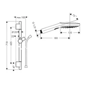 Hansgrohe Raindance Select E Siyah Duş Seti 28632670 thumbnail 2
