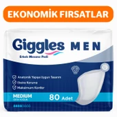 Giggles Erkek(Men) Mesane Pedi (Bladder Pad) 80 Adet thumbnail 1
