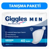 Giggles Erkek(Men) Mesane Pedi (Bladder Pad) 40 Adet thumbnail 1