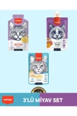 Kedi Maması 3'lü Miyav Set thumbnail 1