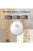 Roborock Q8 Max Pro Plus Akıllı Robot Süpürge Beyaz thumbnail 5