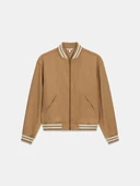 Guess Jeans Suede Erkek Bomber Ceket thumbnail 6